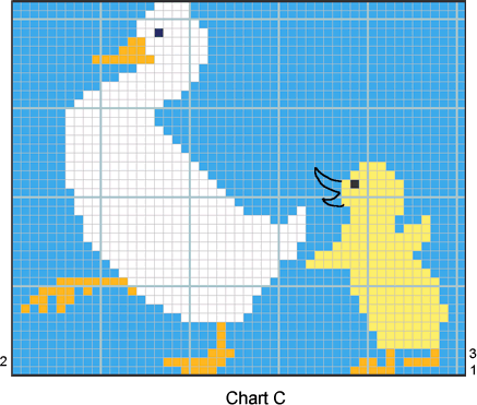 Duck Knitting Chart