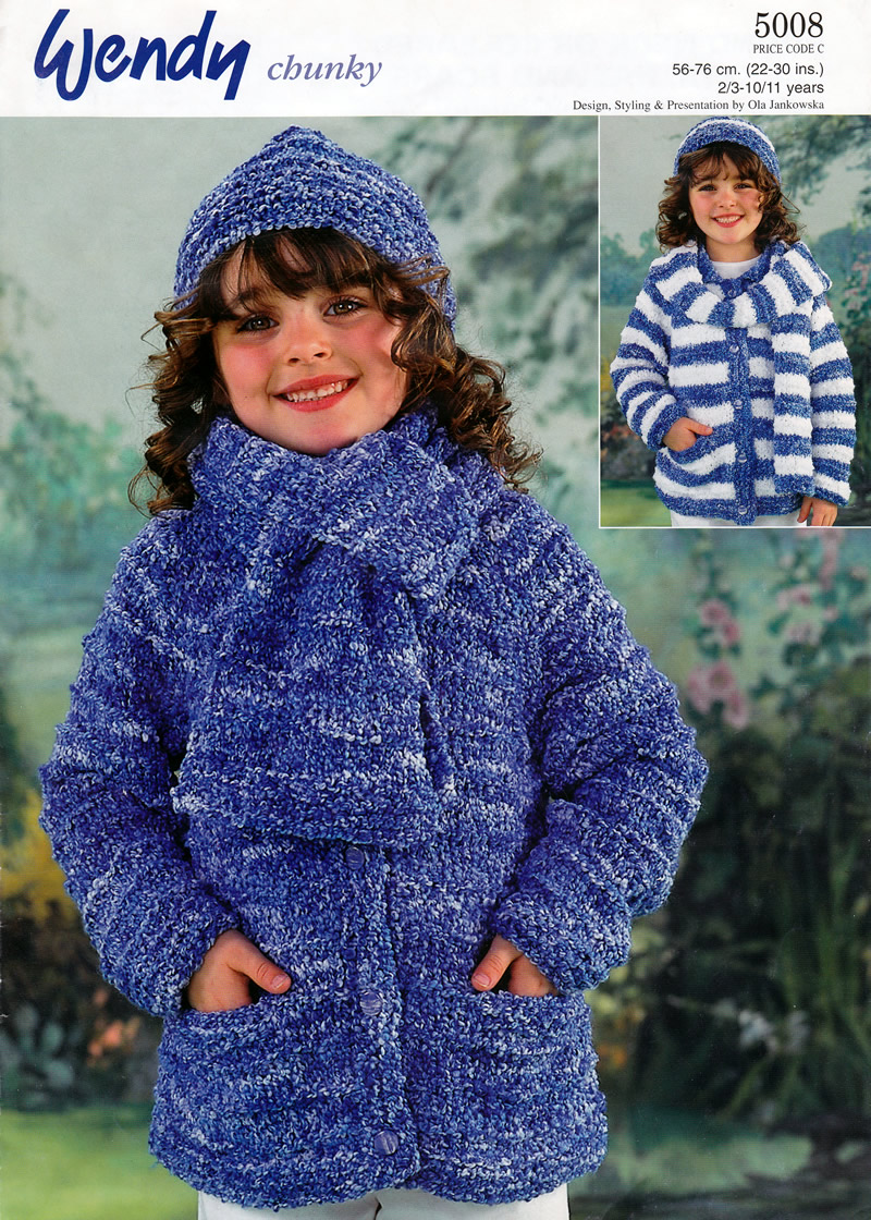 Knitting Pattern fits 20" chest Baby girls 3 ply dress and Cardigan pattern
